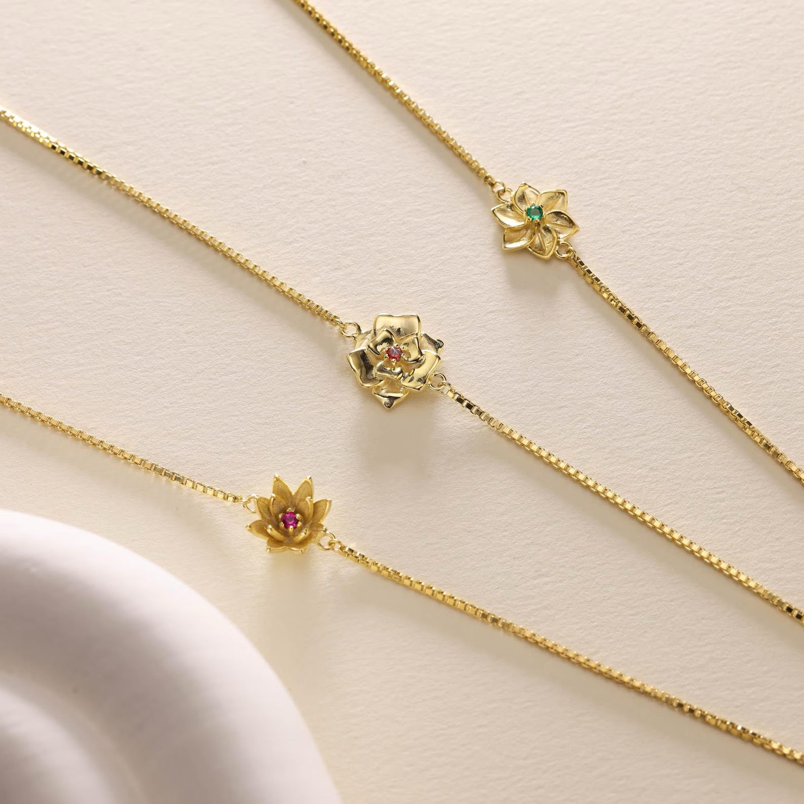 Birth Flower Bracelet