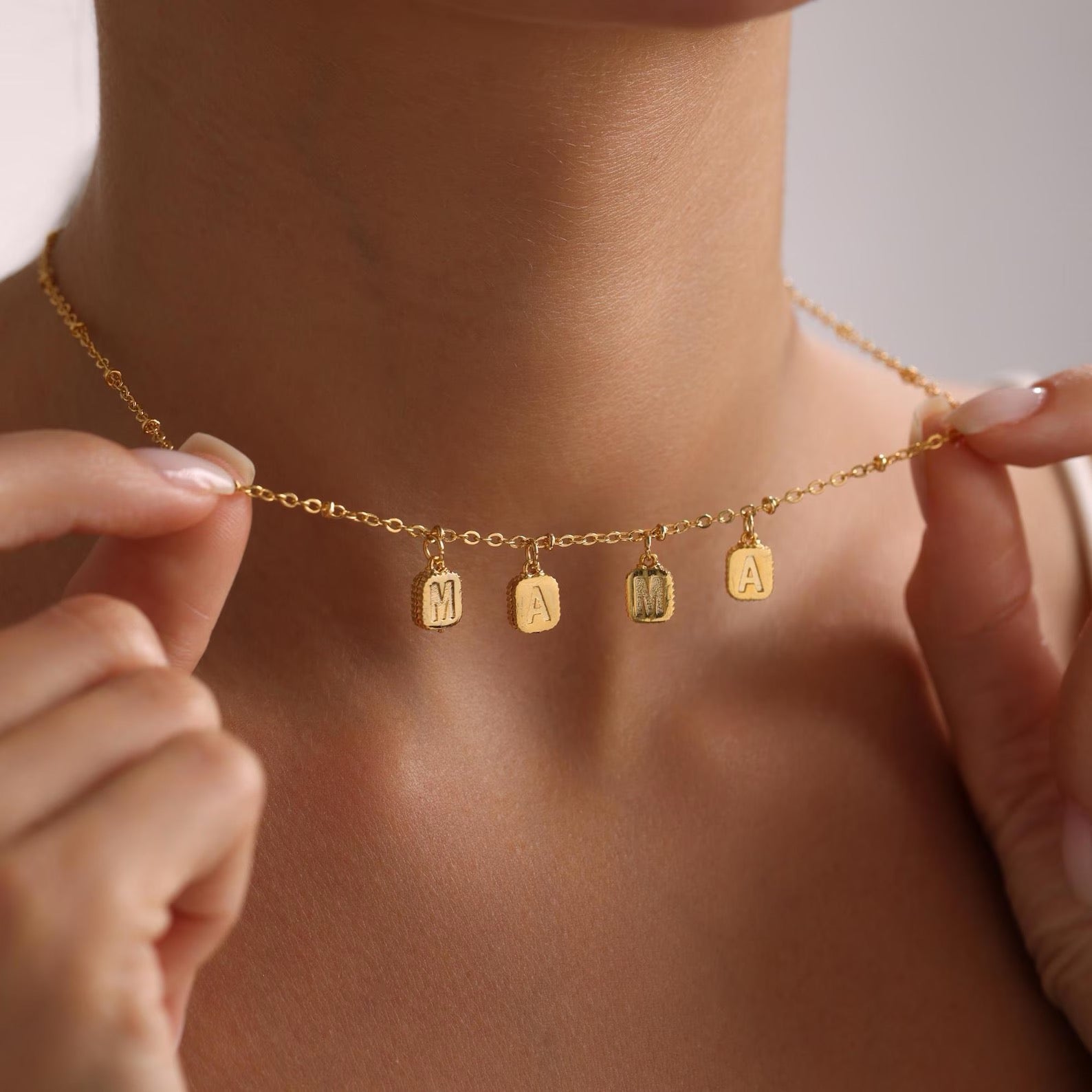 Sideway Sparkle Name Necklace