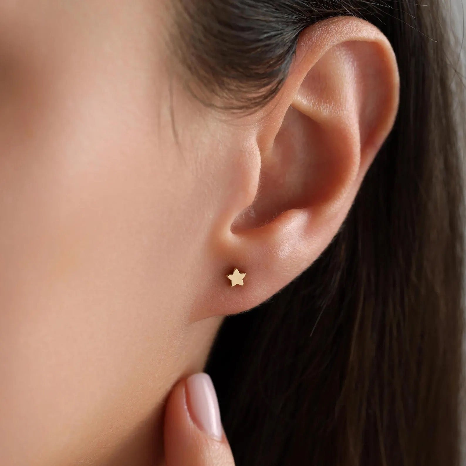 Minimalist Star Stud Earrings