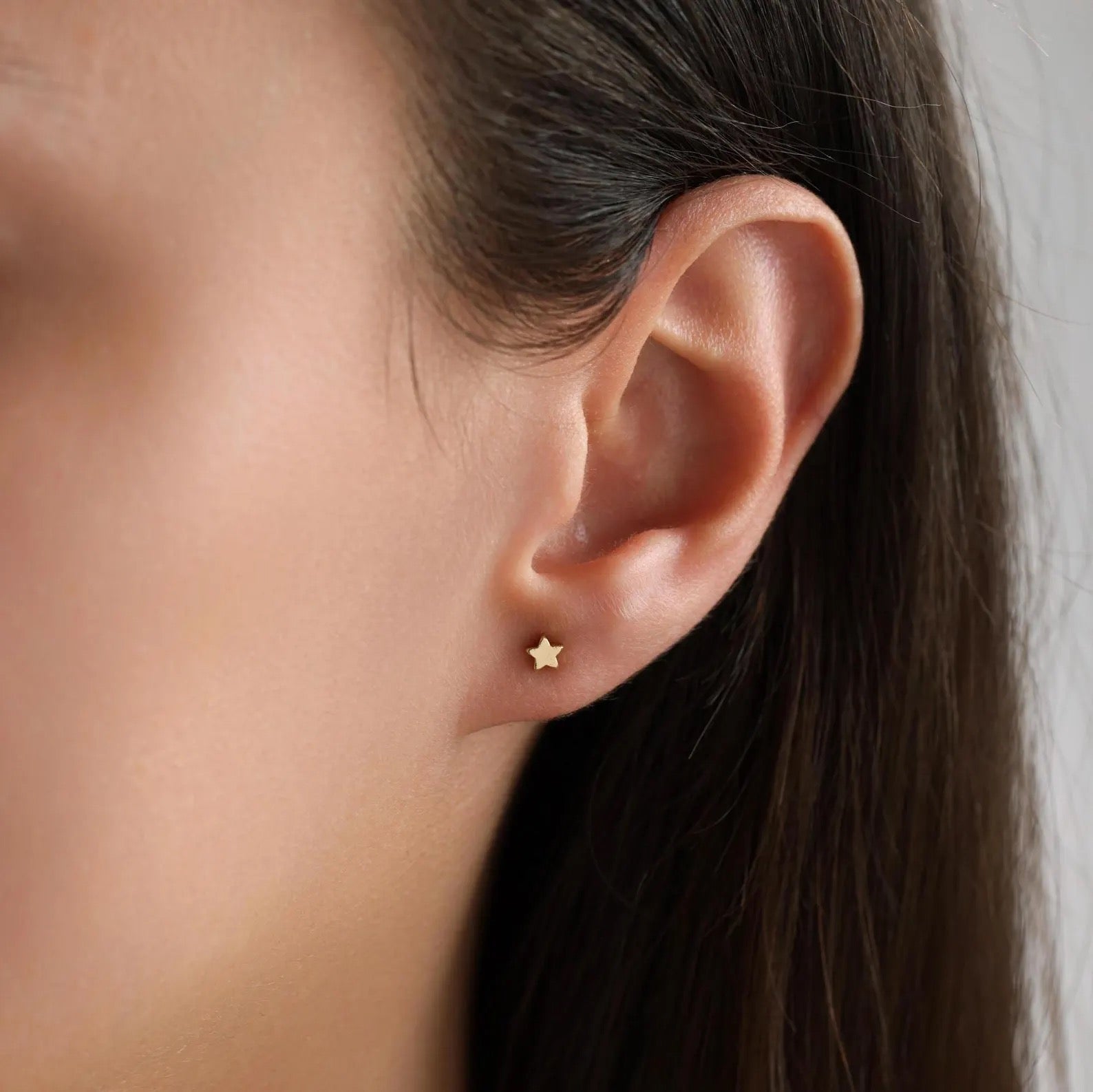 Minimalist Star Stud Earrings