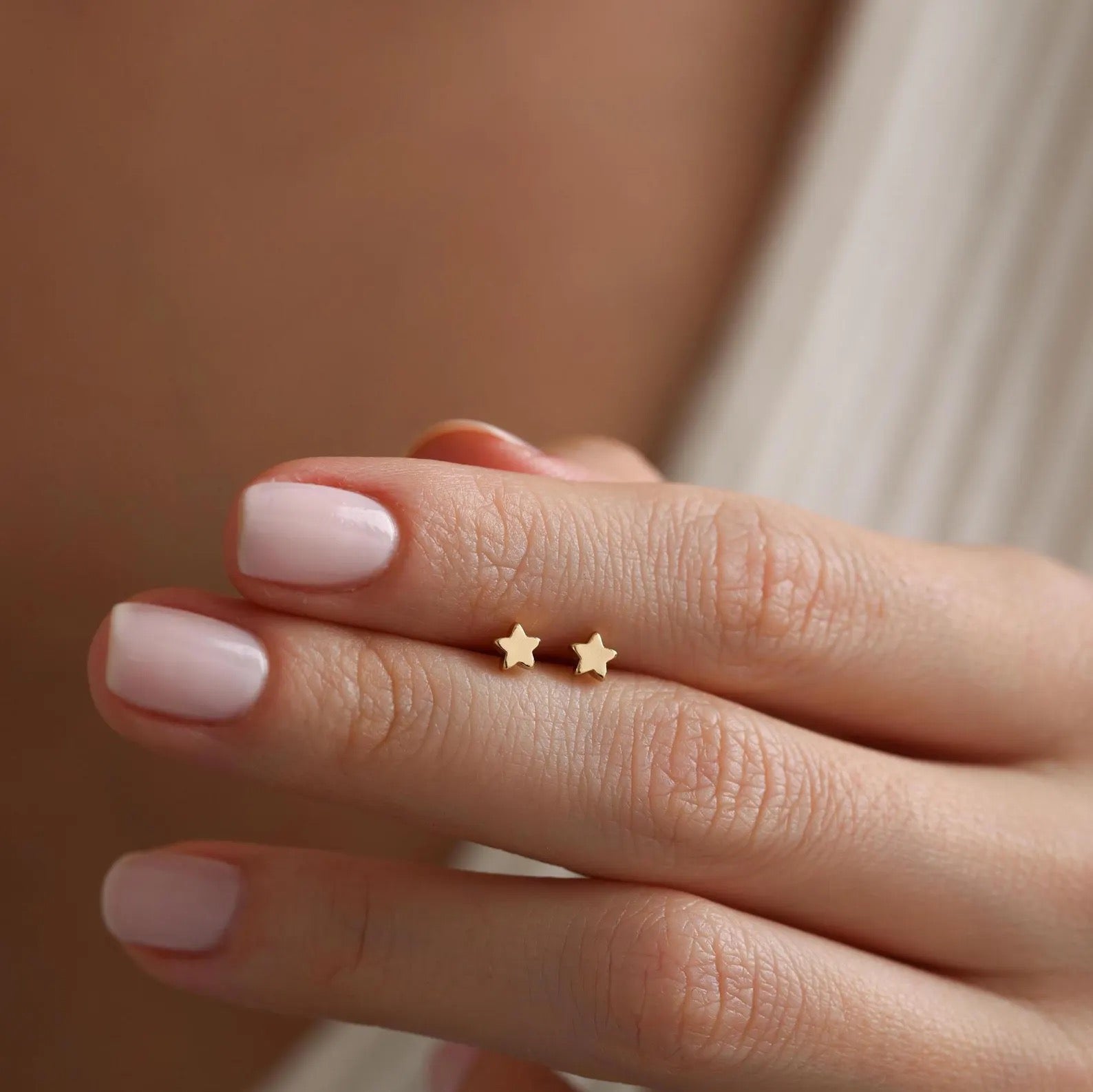 Minimalist Star Stud Earrings