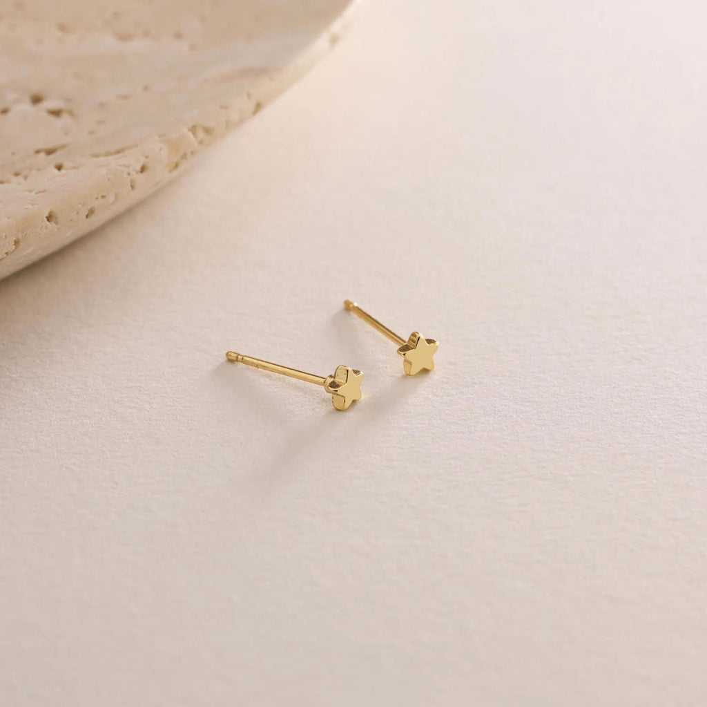Minimalist Star Stud Earrings