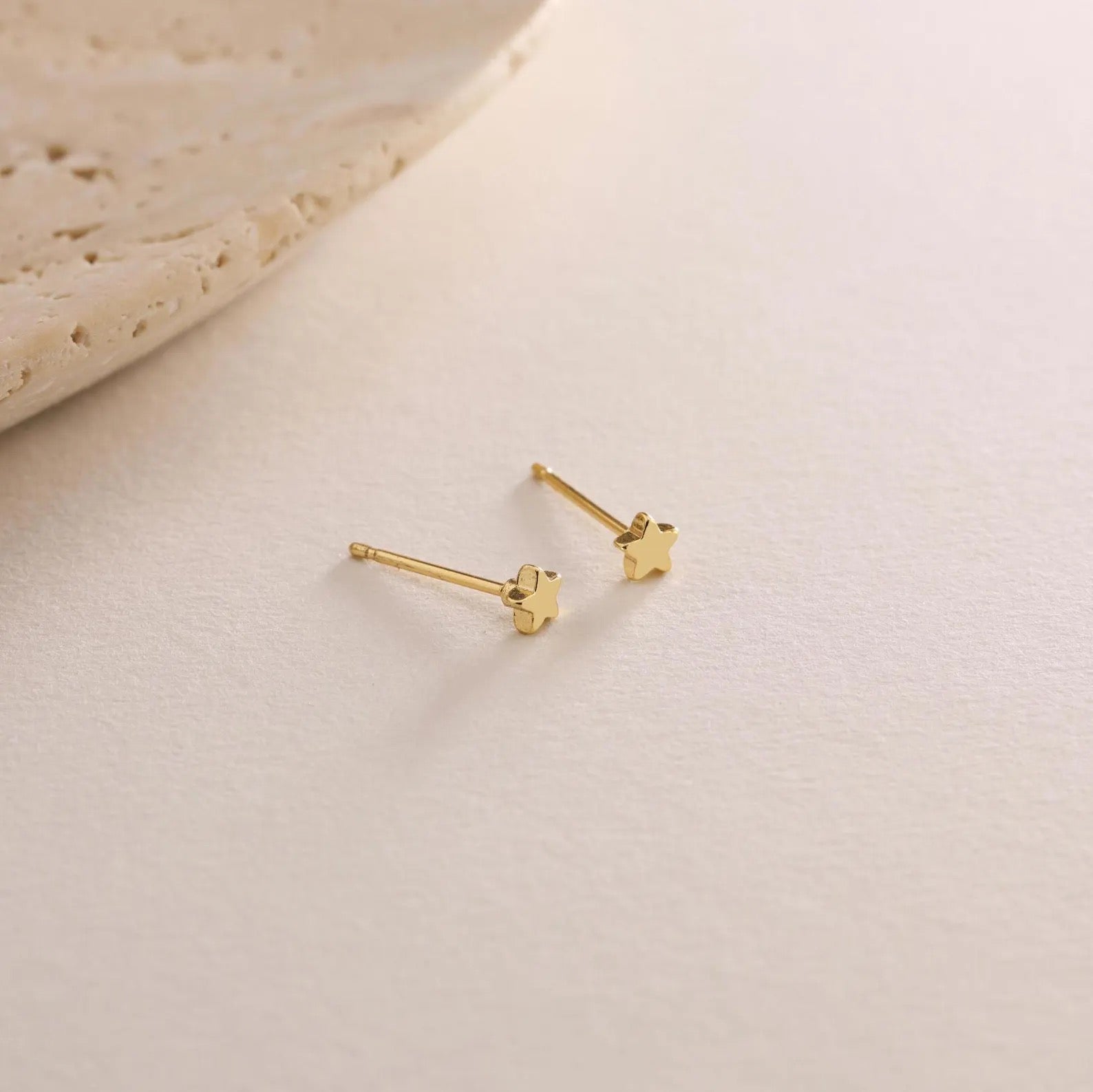 Minimalist Star Stud Earrings