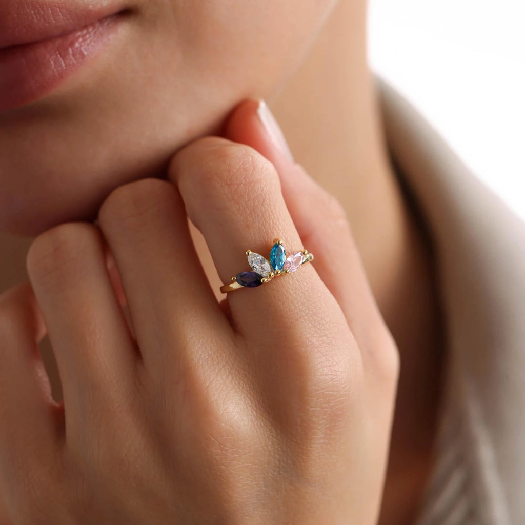 Marquise Birthstone Ring