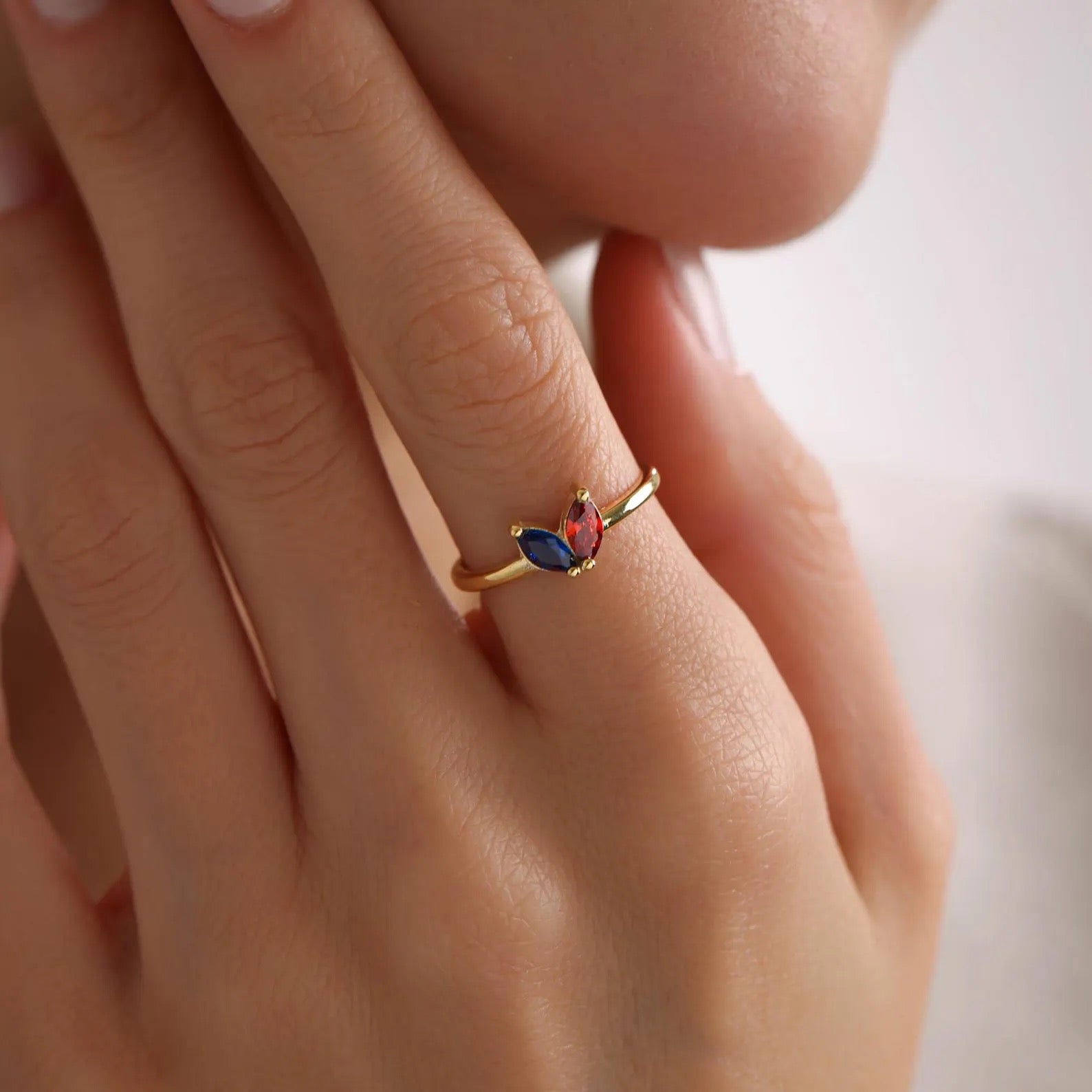 Marquise Birthstone Ring