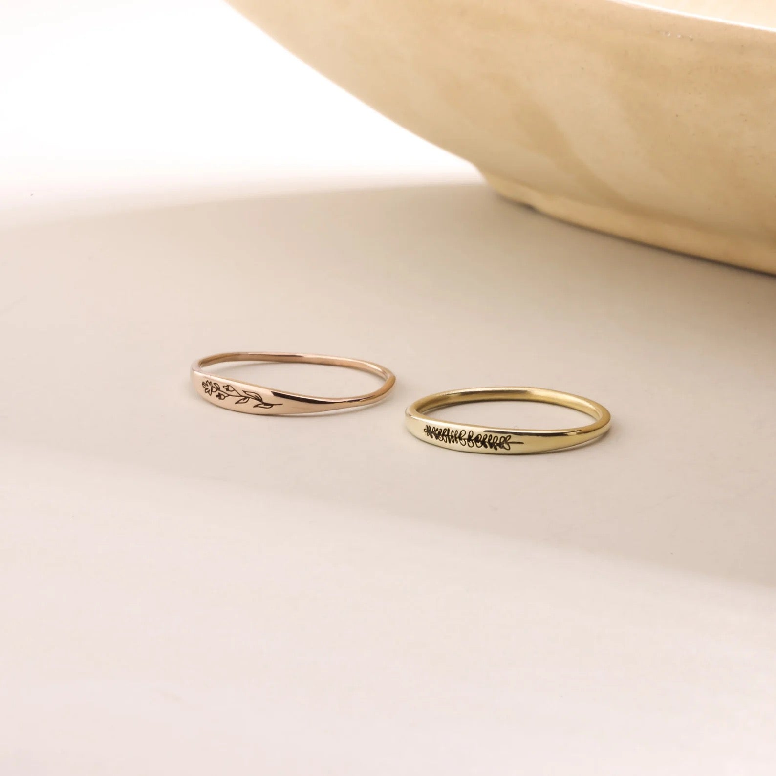Birth Flower Ring