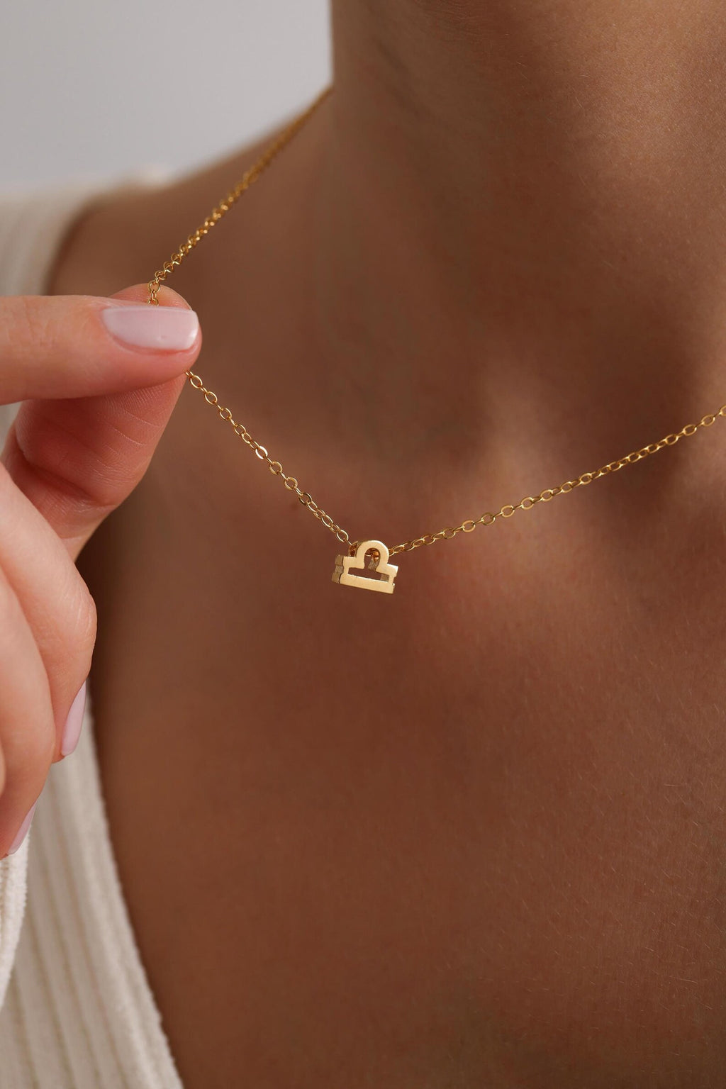 Personalized Plated 3D Zodiac Necklace