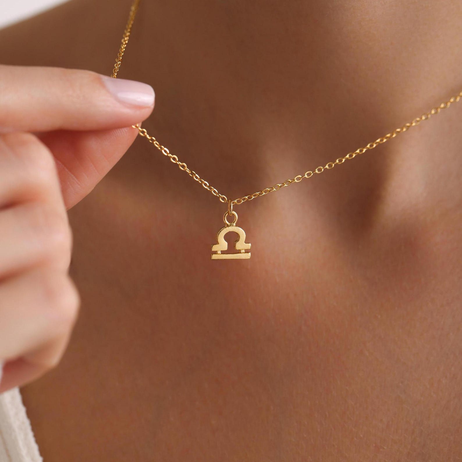 Personalized Minimalist Zodiac Necklace