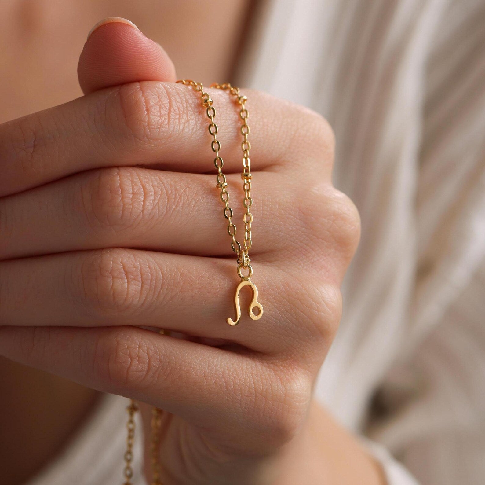 Personalized Minimalist Zodiac Necklace